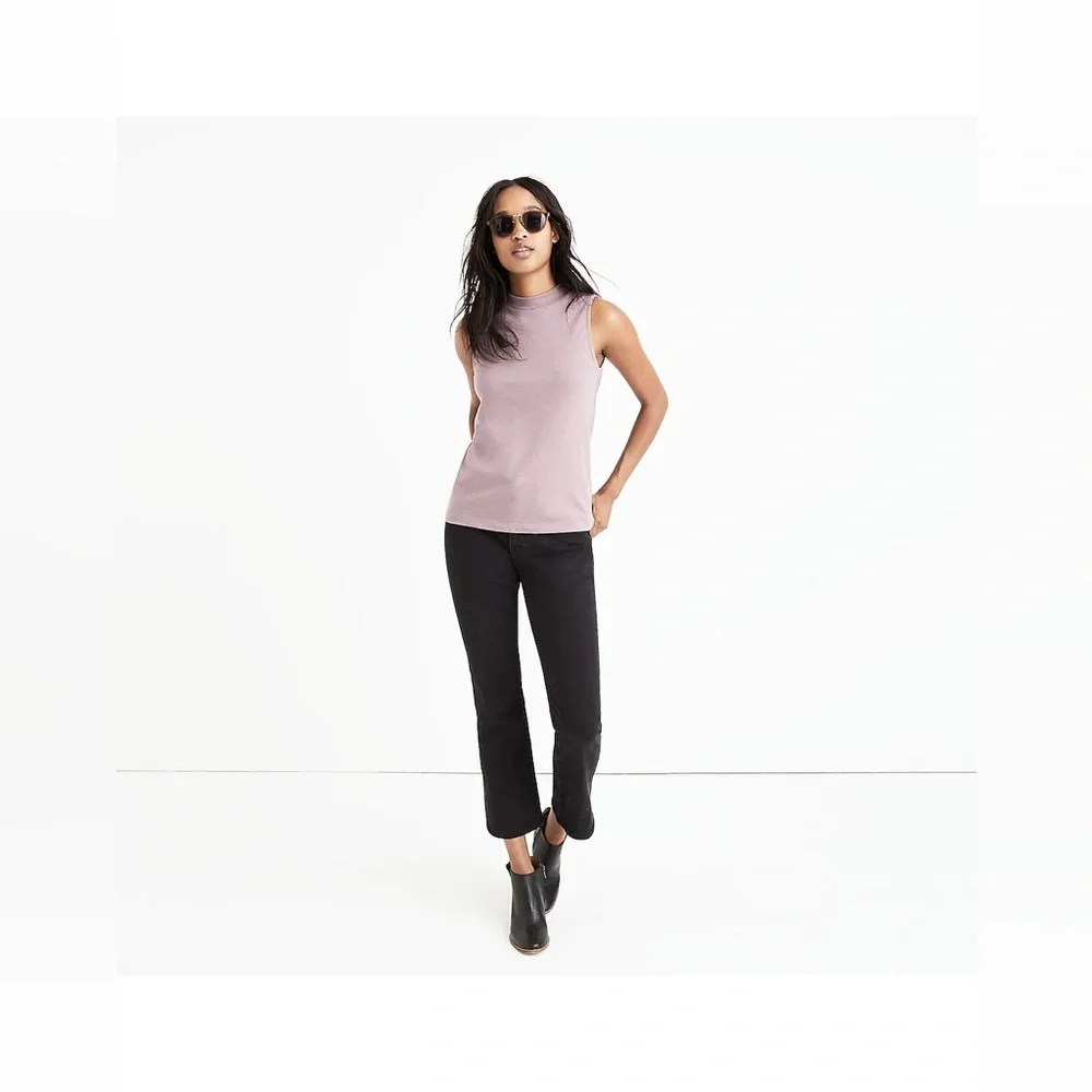 Madewell Tune Mockneck Tank Top - Picture 9 of 11